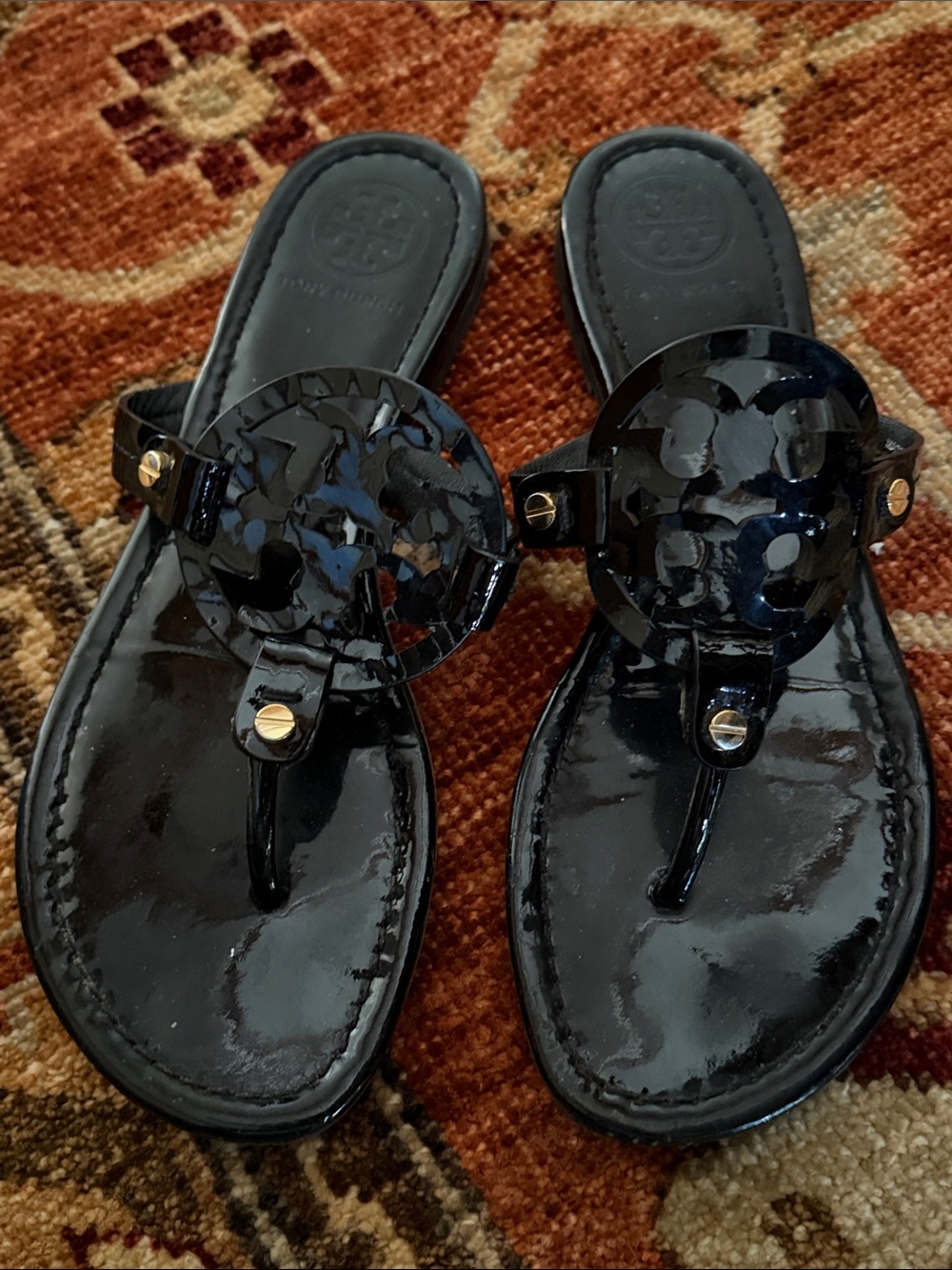 Black Patent Tory Burch
